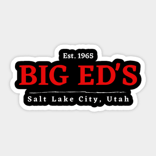 Big Ed's Salt Lake City Utah Sticker